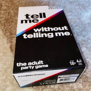 Tell me without telling me card game